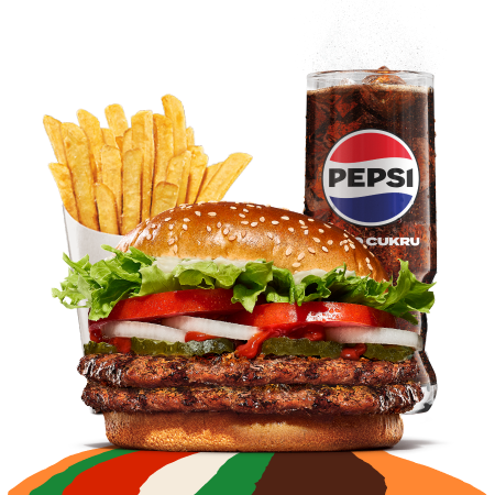 Double Whopper Zestaw