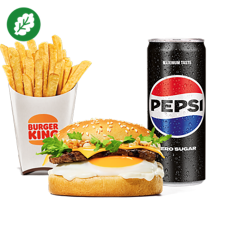 Breakfast Plant-Based Burger Zestaw