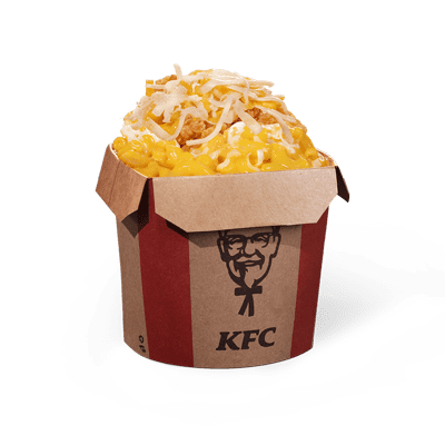 Nabídka KFC v restauraci - kbelíky, boxy, hamburgery, wrapy a další!