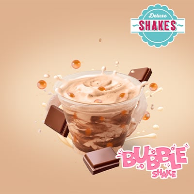 Bubble Shake čokoládový malý - cena, propagace, dodávka