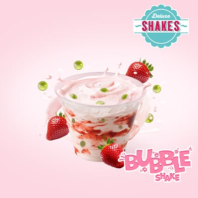 Bubble Shake jahodový malý - cena, propagace, dodávka