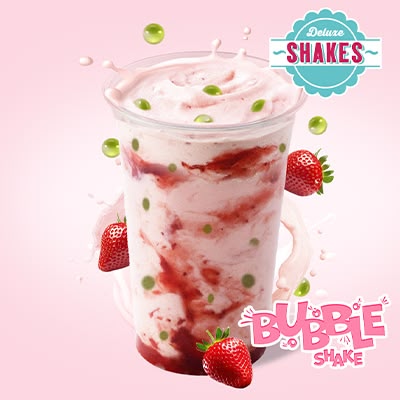 Bubble Shake jahodový velký - cena, propagace, dodávka