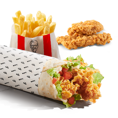 Twister + large fries + 2x Strips - price, promotions, delivery