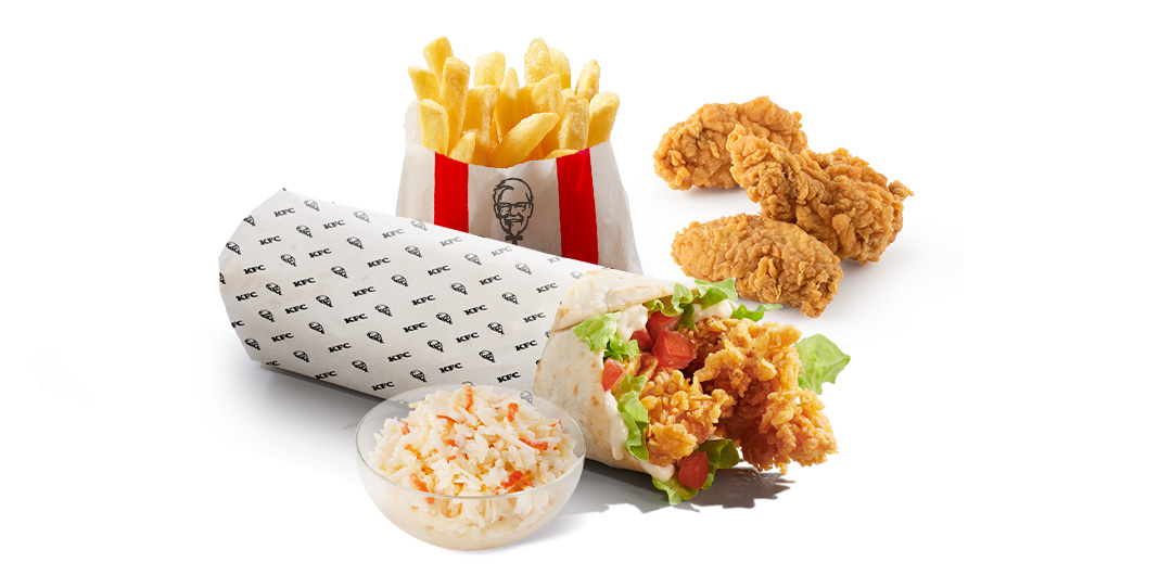 Twister + large fries + Coleslaw + 3x Hot Wings - price, promotions, delivery