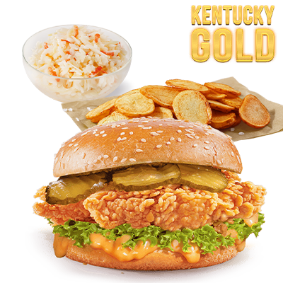 Kentucky Gold Zinger menu - cena, propagace, dodávka