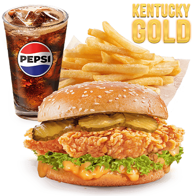 Kentucky Gold Zinger menu - cena, propagace, dodávka