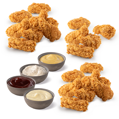 20 Hot Wings bucket + 4 Dips - price, promotions, delivery