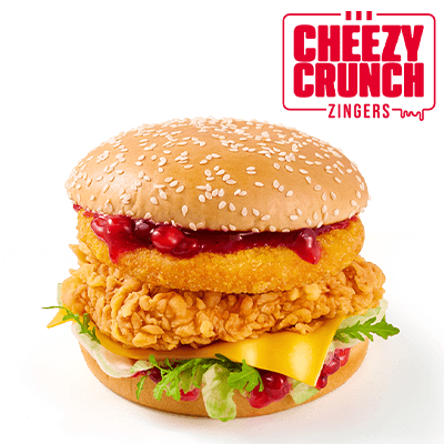 Cheezy Crunch Zinger with cranberry sauce - price, promotions, delivery