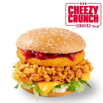 Cheezy Crunch Zinger Mix tartar X cranberry sauce - price, promotions, delivery