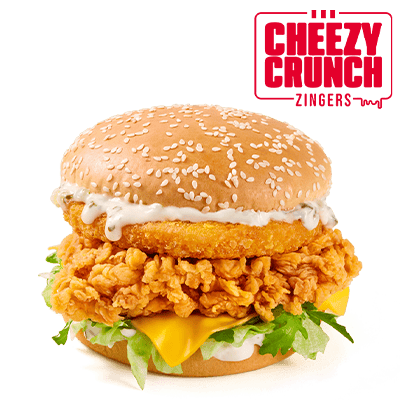 Cheezy Crunch Zinger with Tartar Sauce - price, promotions, delivery