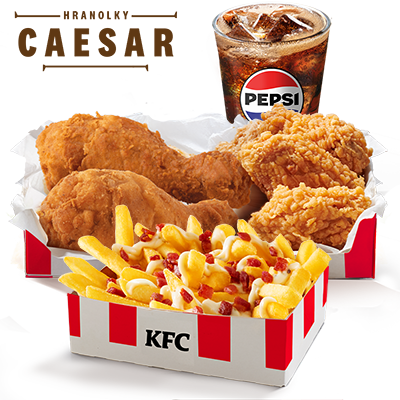 XL Classic box s Caesar hranolky - cena, propagace, dodávka