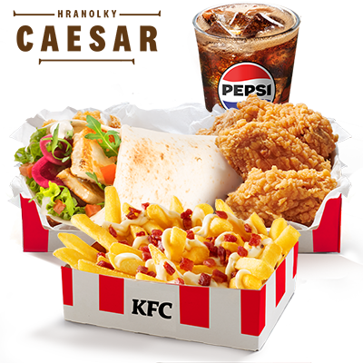 XL Halloumi Twister box s Caesar hranolky - cena, propagace, dodávka