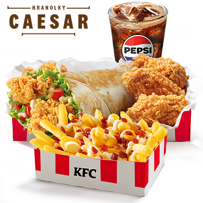XL Twister box s Caesar hranolky - cena, propagace, dodávka