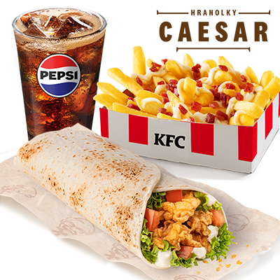 XL Twister menu s Caesar hranolky - cena, propagace, dodávka