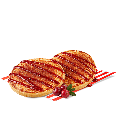 Pancakes 2 szt. z sosem żurawinowym