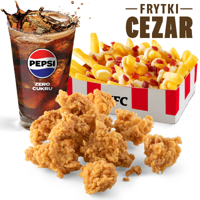 Bites Standard 180g Menu with Caesar fries
