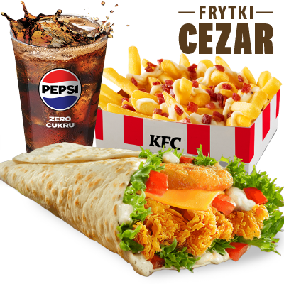 Mega Pocket Menu with Caesar fries