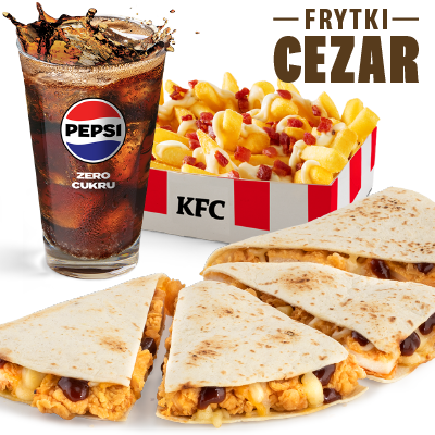 Qurrito Grande Menu with Caesar fries