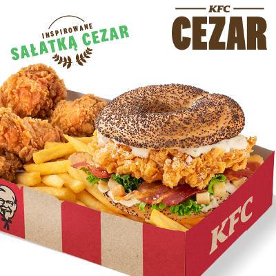 Bajgiel Burger Cezar Big Box