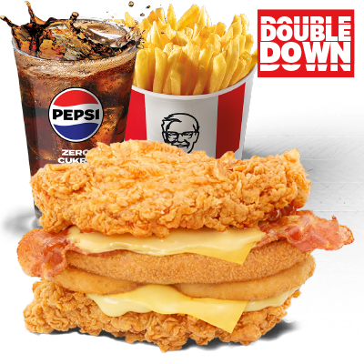 Touch Down Double Down Gold  Menu XL
