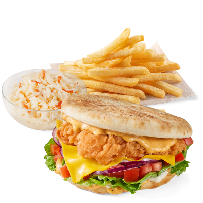 Zestaw Curry Naan Burger