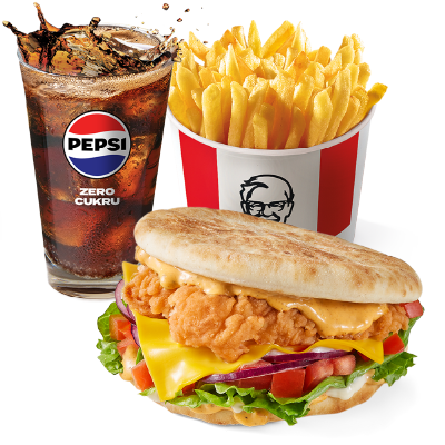 Curry Naan Burger Menu XL