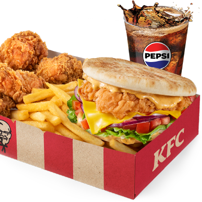 Masala Naan Burger Big Box