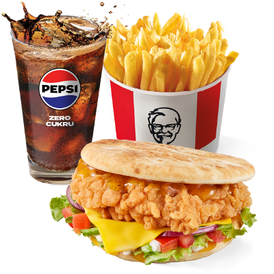 Masala Naan Burger Menu XL