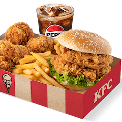 Double Zinger Big Box - order on-line in KFC