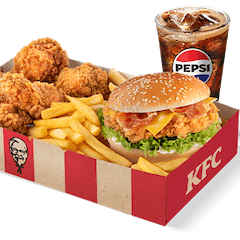 Zinger Cheese & Bacon Big Box - order on-line in KFC