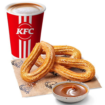 Caramel churros with Coffee - price, promotions, delivery