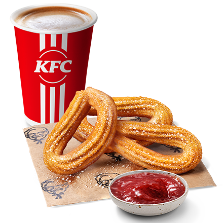 Strawberry Churros with Coffee - price, promotions, delivery