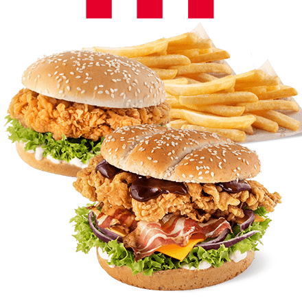 #12. Grander + Zinger + 2 Small Fries - price, promotions, delivery