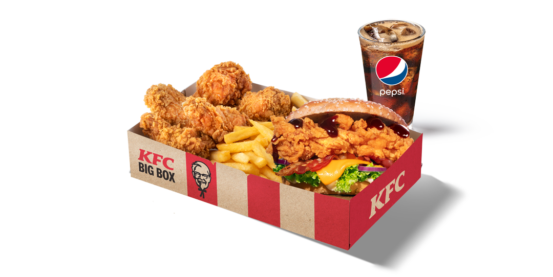 Grander Box online rendelés a KFC