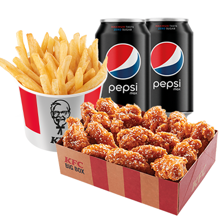 15 California Wings + 2 Drink (0,33l) + Bucket Fries - price, promotions, delivery