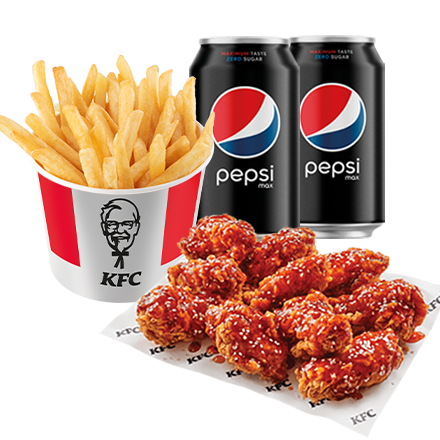 10 Sweet Chilli Wings + 2 Drink (0,33l) + Bucket Fries - price, promotions, delivery