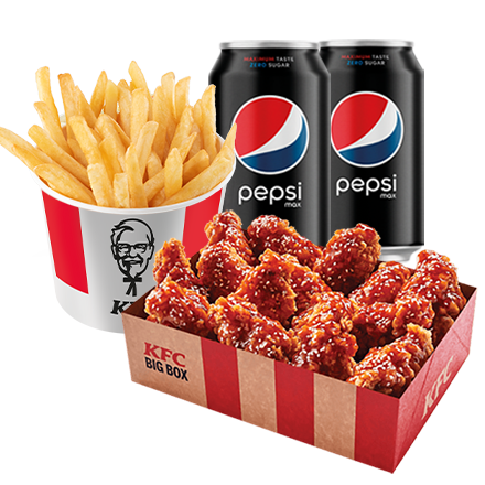 15 Sweet Chilli Wings + 2 Drink (0,33l) + Bucket Fries - price, promotions, delivery