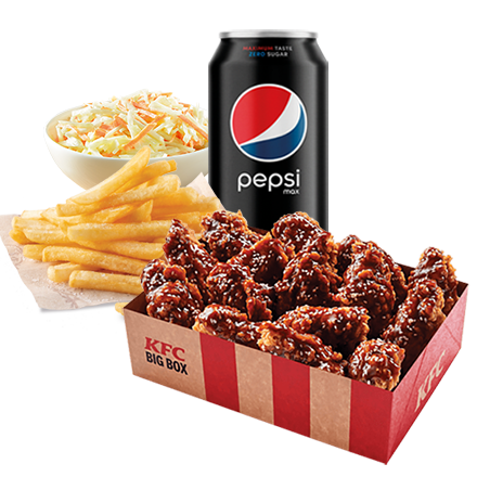 15 Whisky Wings + Drink (0,33l) + Normal Fries + Coleslaw - price, promotions, delivery