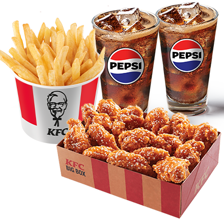 15 California Wings + 2 Refill Drnik + Bucket Fries - price, promotions, delivery