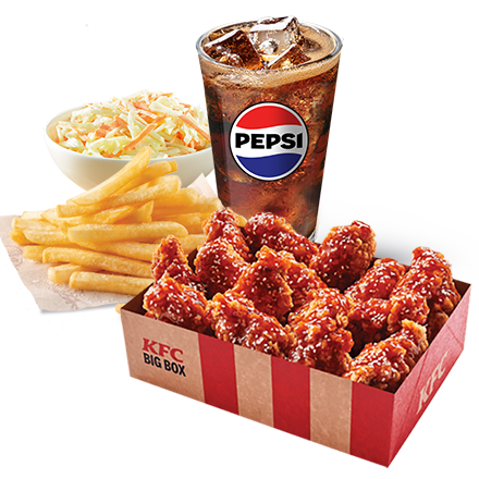 15 Sweet Chilli Wings + Refill Drnik + Normal Fries + Coleslaw - price, promotions, delivery