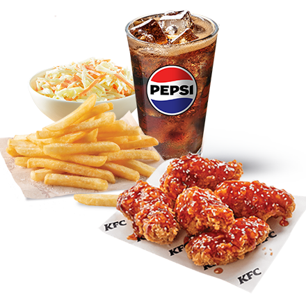 5 Sweet Chilli Wings + Refill + Normal Fries + Coleslaw - price, promotions, delivery