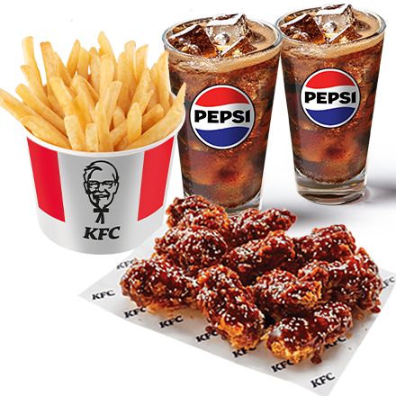 10 Whisky Wings + 2 Refill Drink + Bucket Fries - price, promotions, delivery