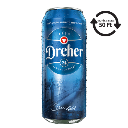 Dreher 24 Alkoholmentes (0,5L) - ár, akciók, kézbesítés