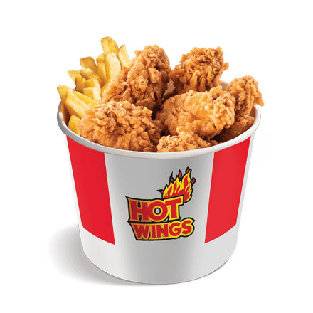 Bucket for one Hot Wings - price, promotions, delivery