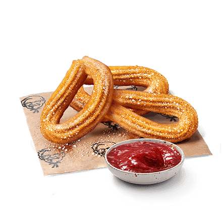 3 Churros with Strawberry sauce - price, promotions, delivery