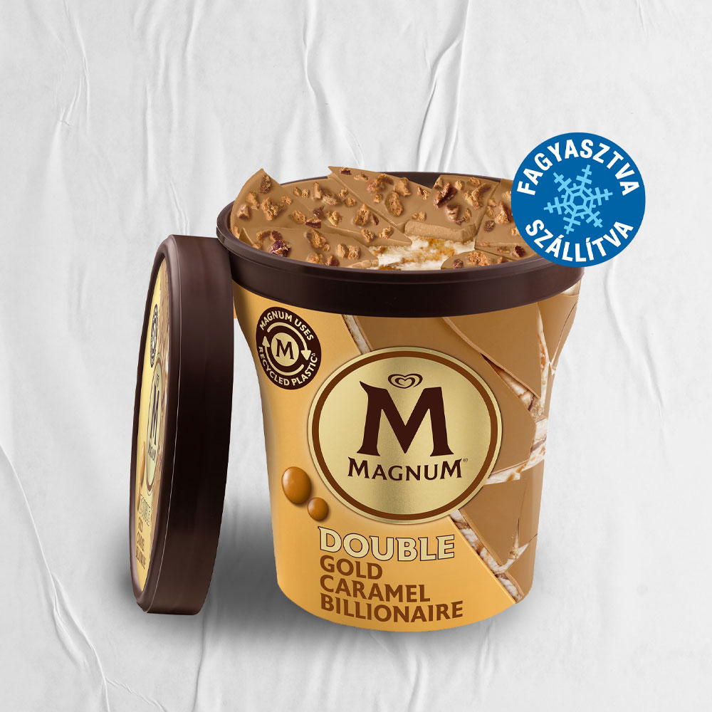 Magnum Double Gold Caramel Billionaire Ice Cream 440ml - sprawdź w Pizza Hut