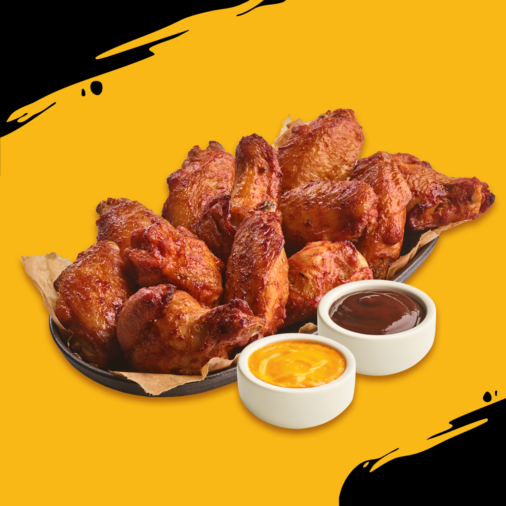 12 CHICKEN WINGS WITH 2 SAUCES - sprawdź w Pizza Hut