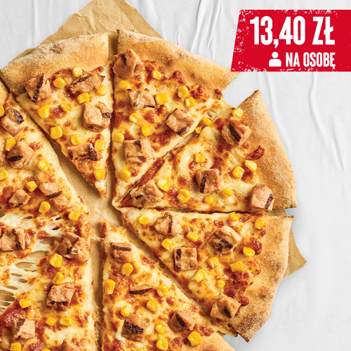 DUŻA PIZZA DLA 3 OSÓB tylko w Pizza Hut