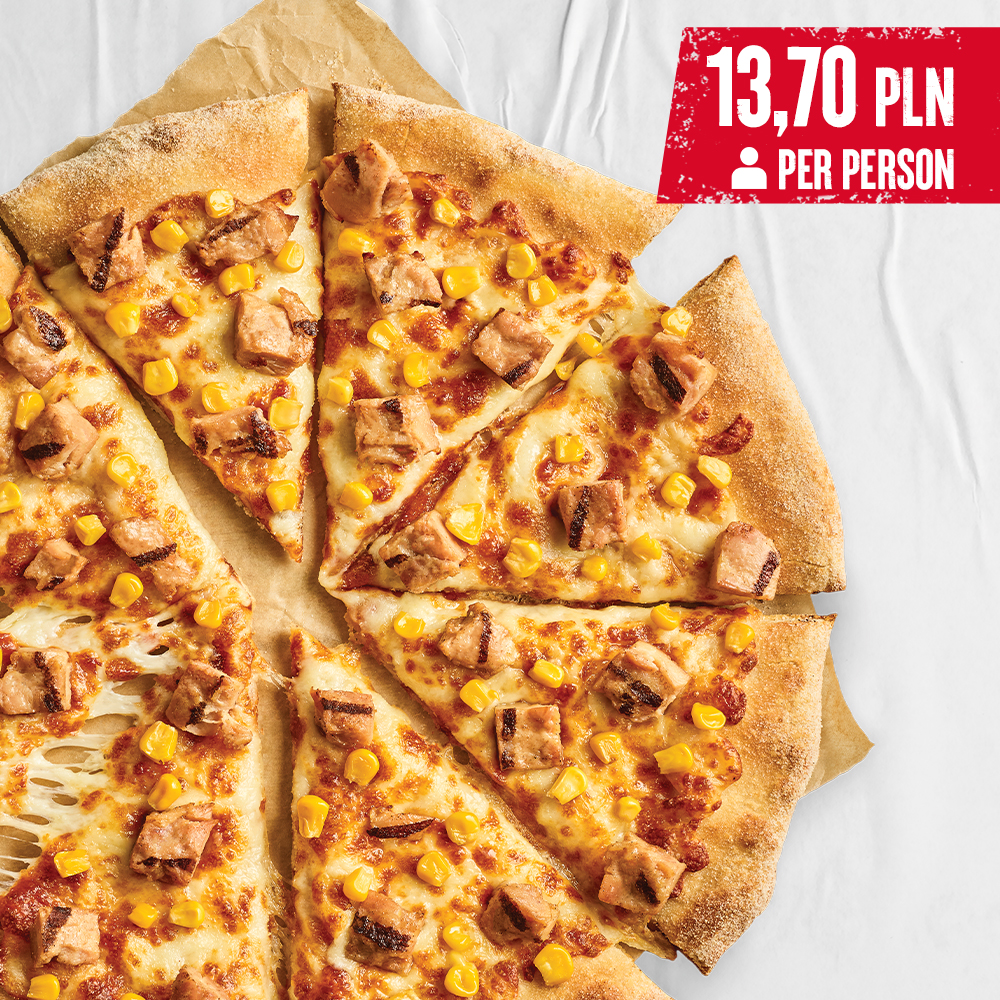 LARGE PIZZA FOR 3 PEOPLE - sprawdź w Pizza Hut