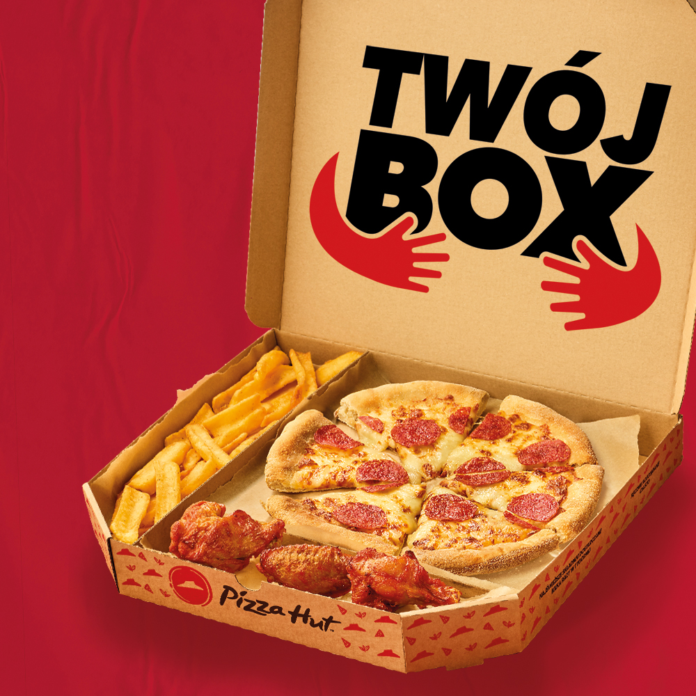 TWÓJ BOX - DOWOLNY SMAK PIZZY - sprawdź w Pizza Hut